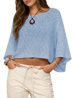 Saodimallsu Womens Batwing Oversized Beach Cover Up