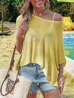 Saodimallsu Womens Batwing Oversized Beach Cover Up