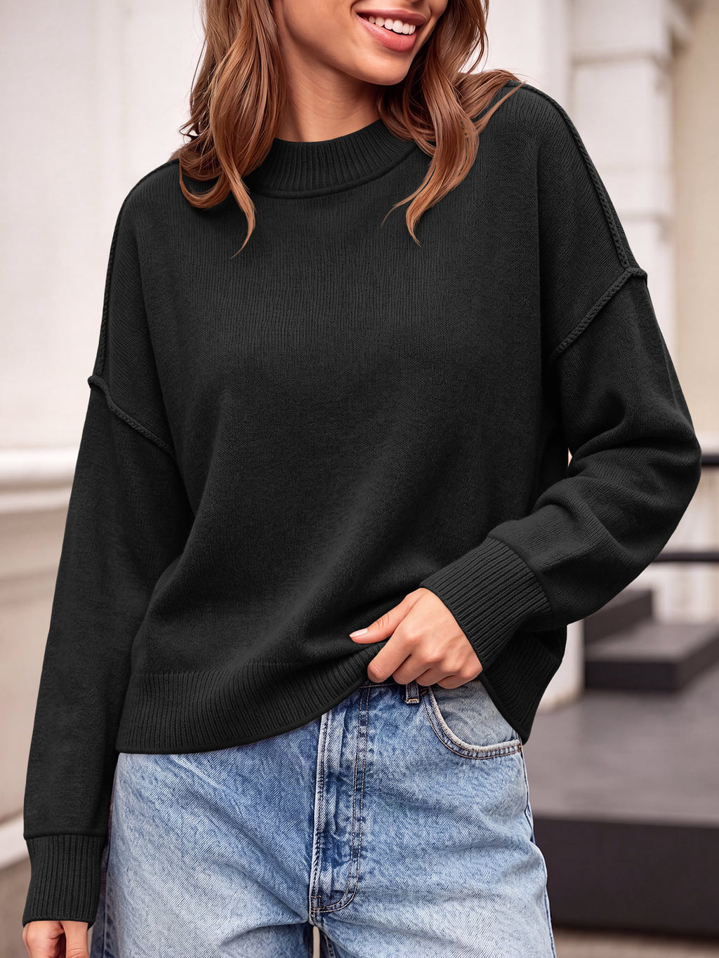 Saodimallsu Womens Cropped Knit Tops