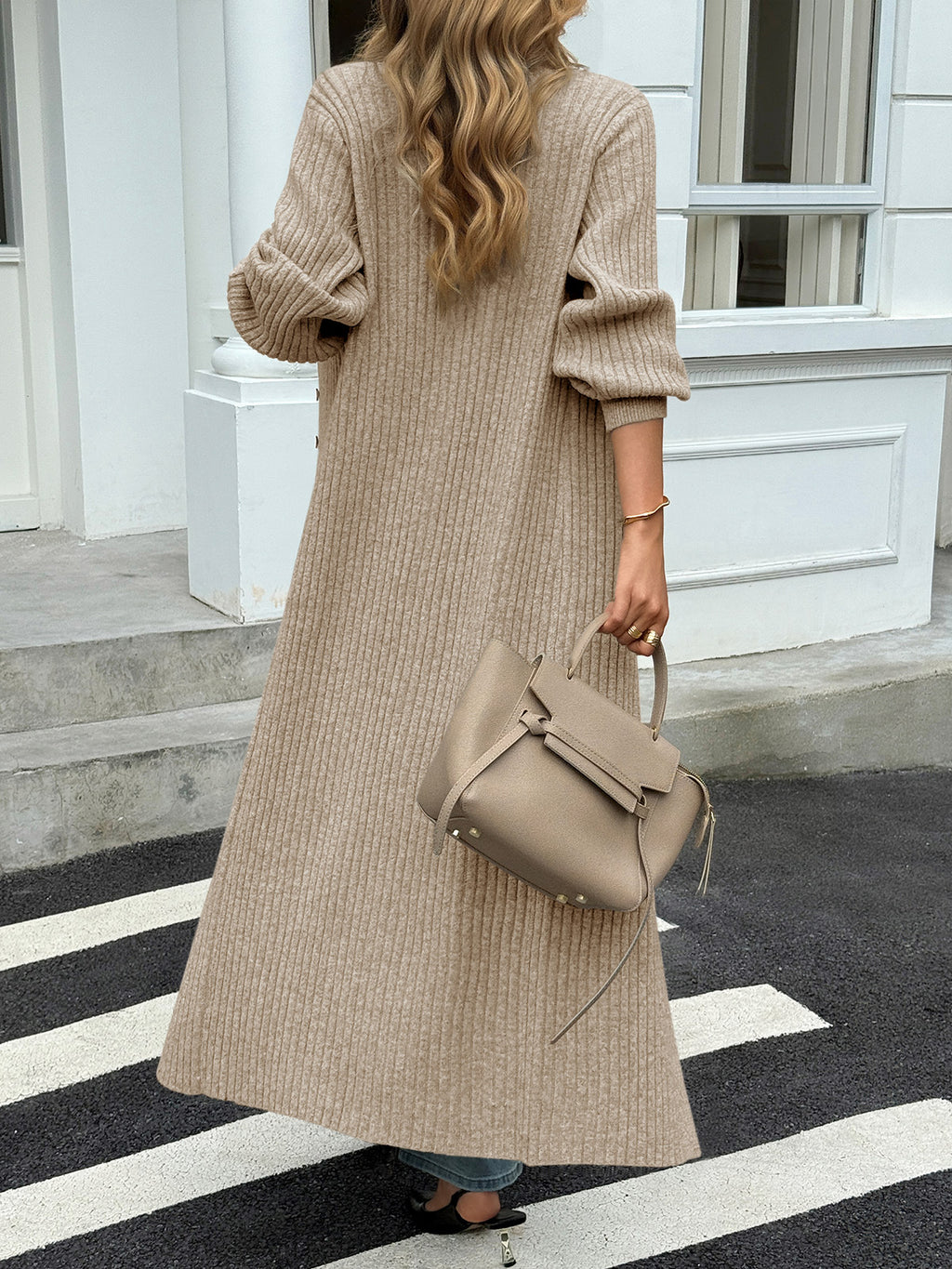 Saodimallsu Womens V Neck Cardigan Duster