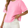 Saodimallsu Womens Casual Crew Neck Sweaters