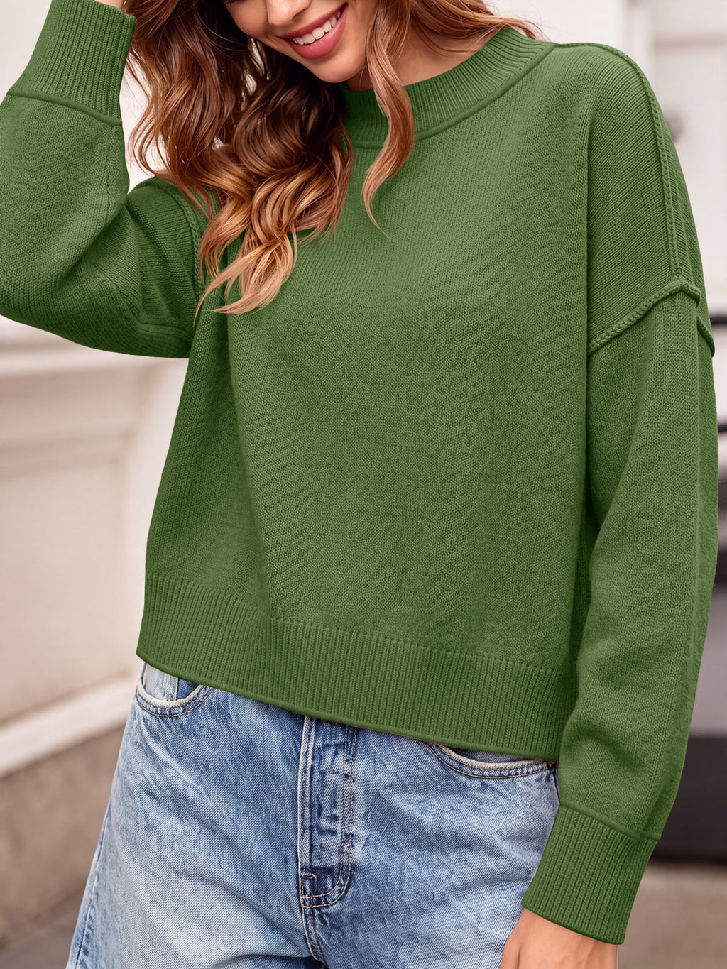 Saodimallsu Womens Cropped Knit Tops