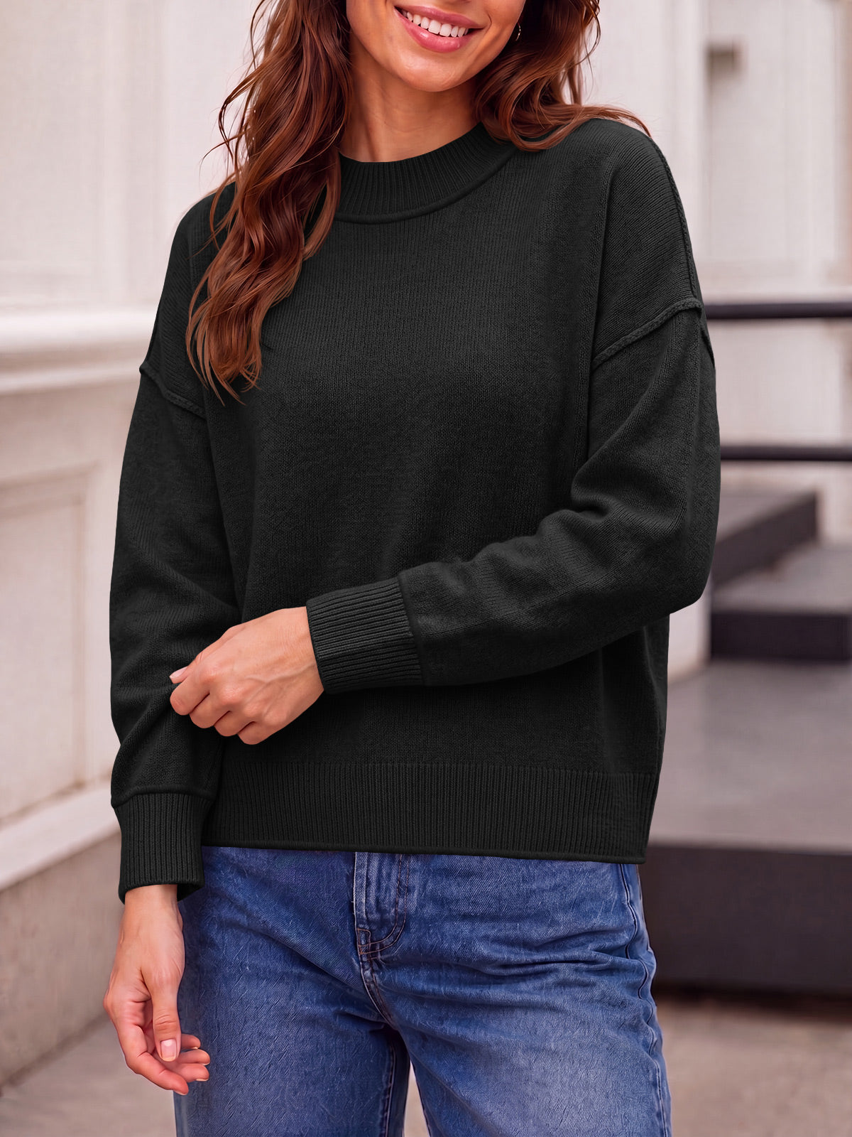 Saodimallsu Womens Cropped Knit Tops