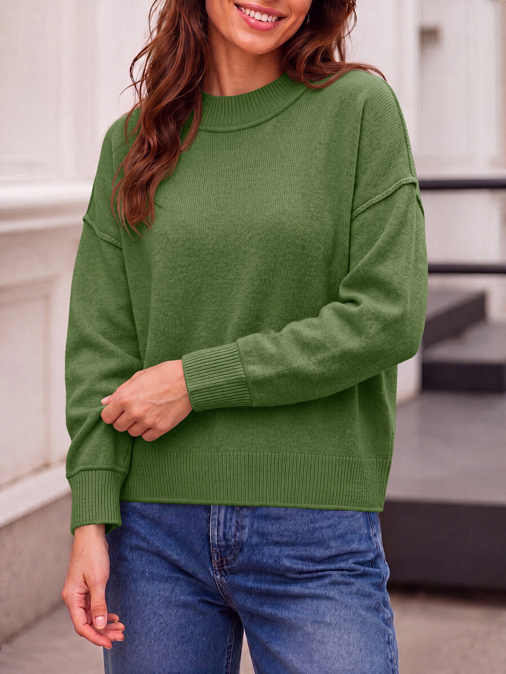 Saodimallsu Womens Cropped Knit Tops