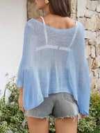 Saodimallsu Womens Batwing Oversized Beach Cover Up