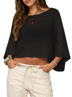 Saodimallsu Womens Batwing Oversized Beach Cover Up
