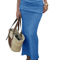 Saodimallsu Womens Beach Cover Up Maxi Skirt