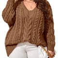Saodimallsu Womens Plus Size Sweater