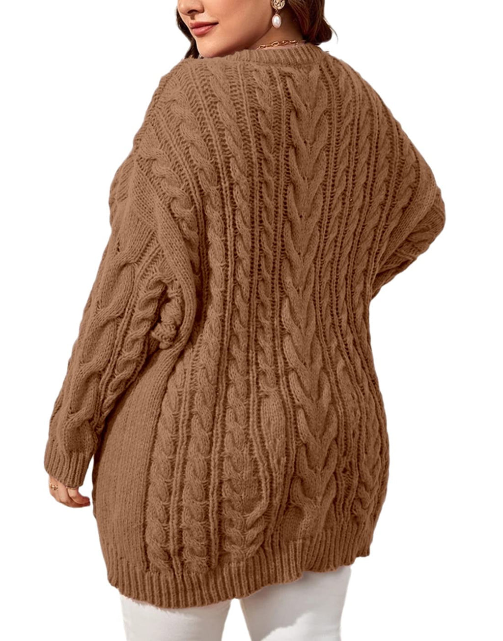 Saodimallsu Womens Plus Size Sweater