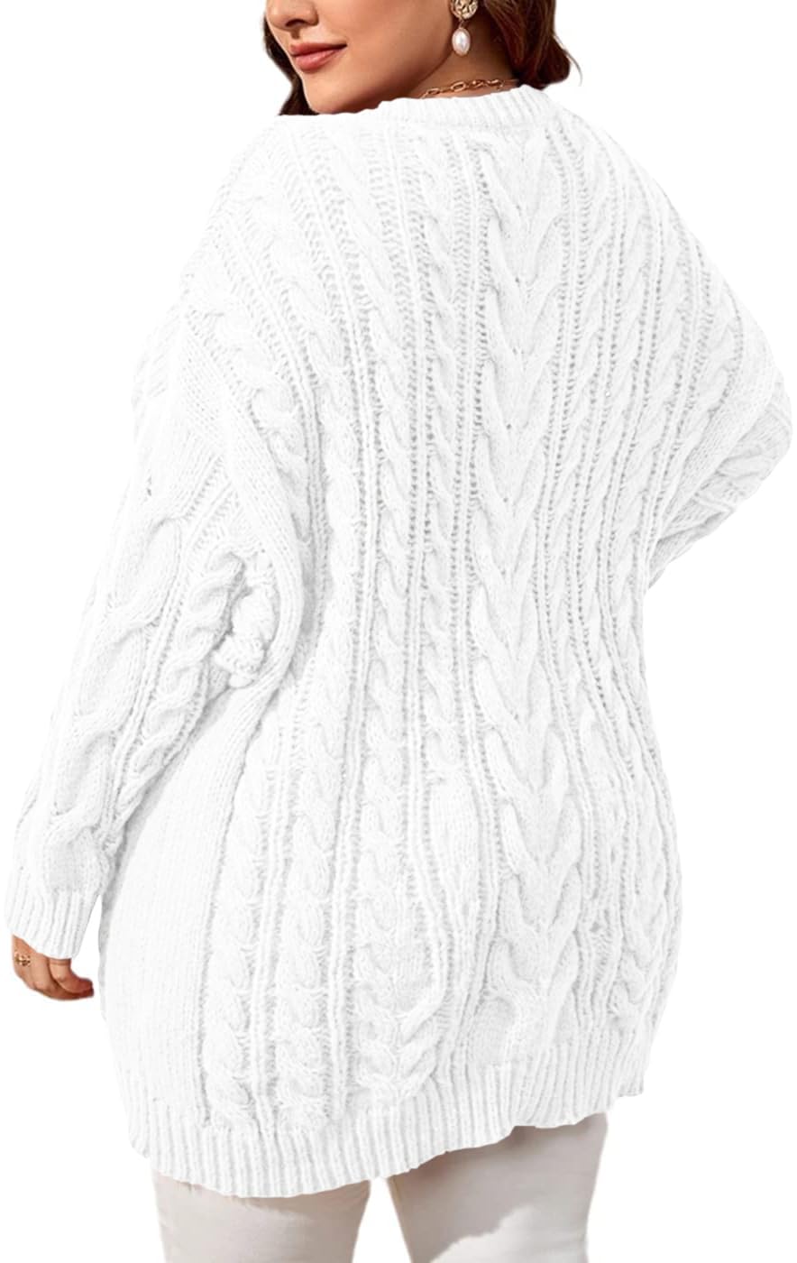Saodimallsu Womens Plus Size Sweater