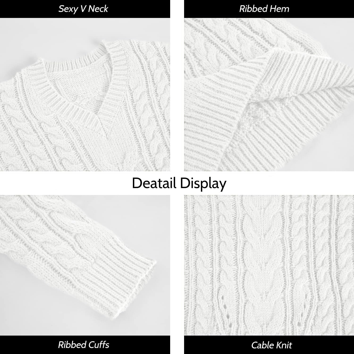 Saodimallsu Womens Plus Size Sweater
