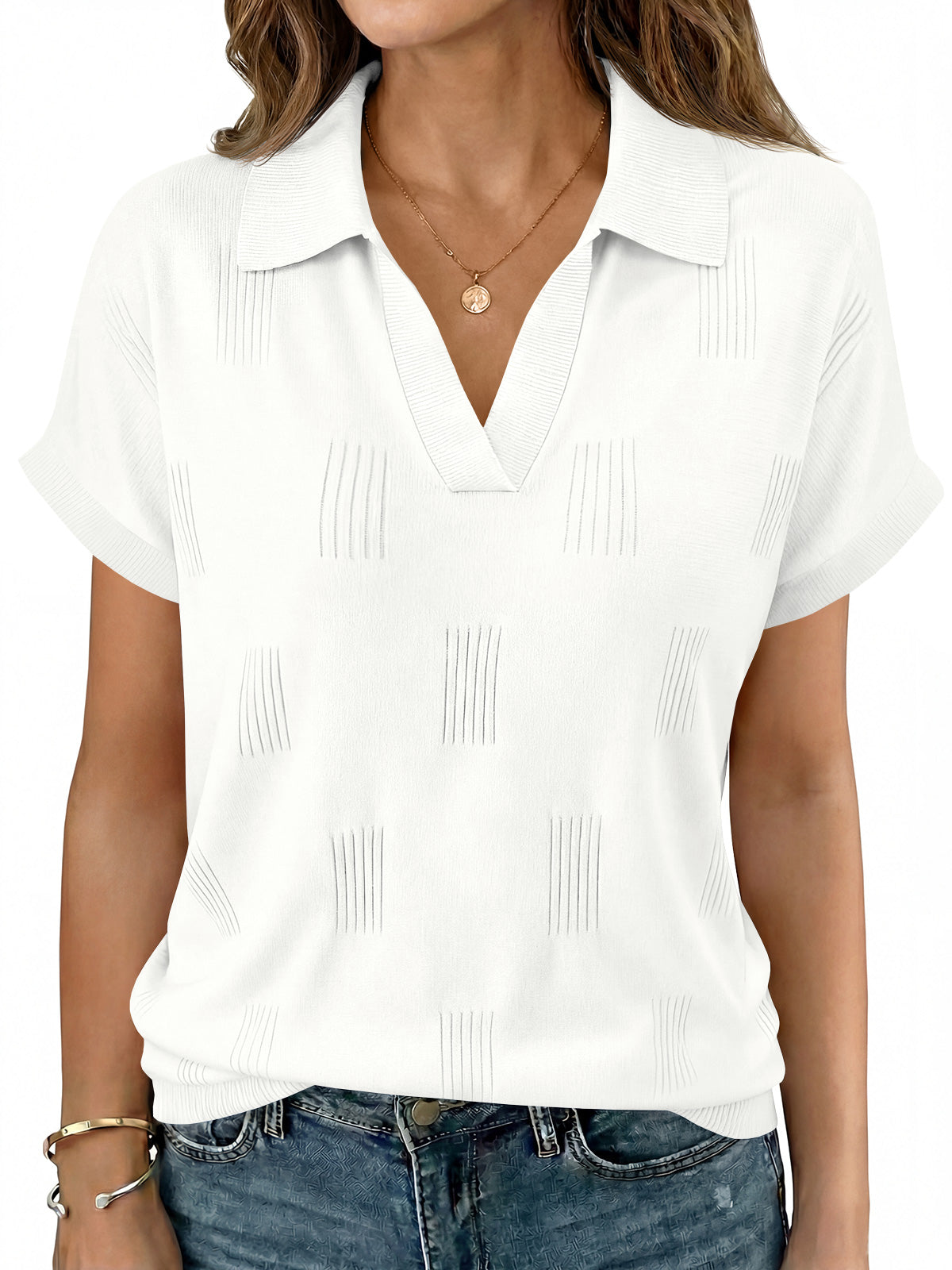 Saodimallsu Womens Cap Sleeve V Neck Shirt