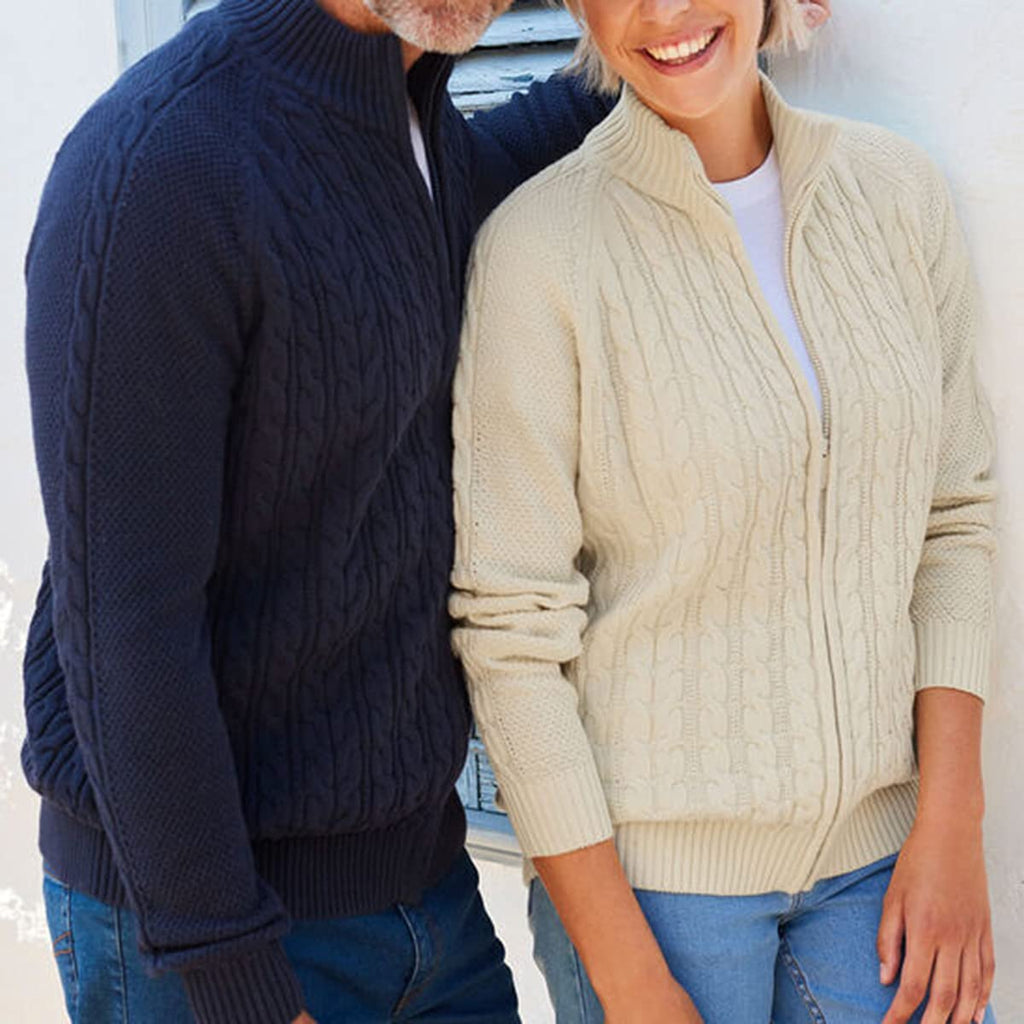 Saodimallsu Women Cable Knit Cardigan