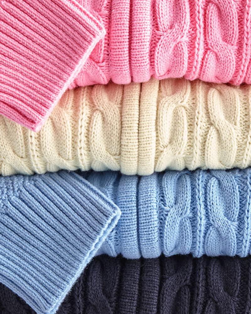Saodimallsu Women Cable Knit Cardigan