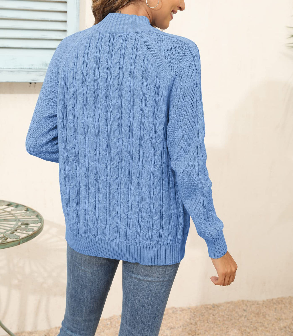 Saodimallsu Women Cable Knit Cardigan