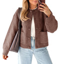 Saodimallsu Womens Casual Knit Button Up Cardigans