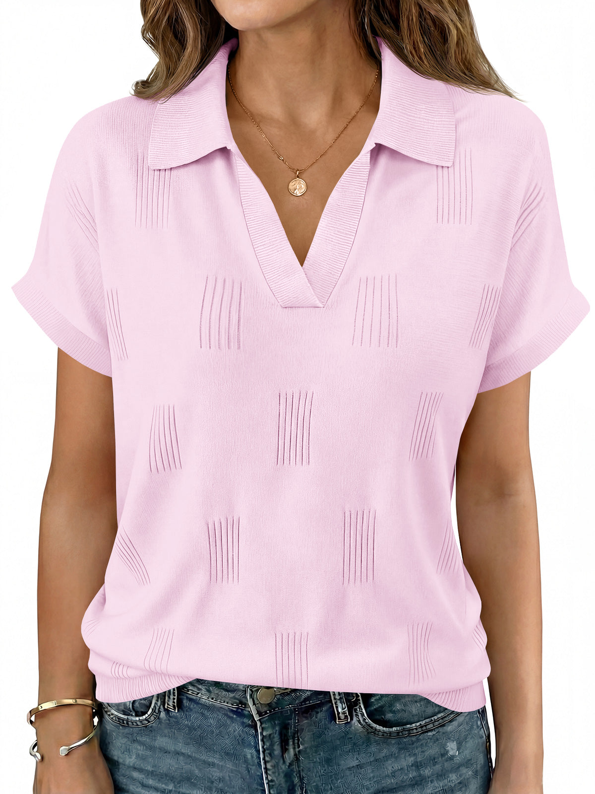Saodimallsu Womens Cap Sleeve V Neck Shirt
