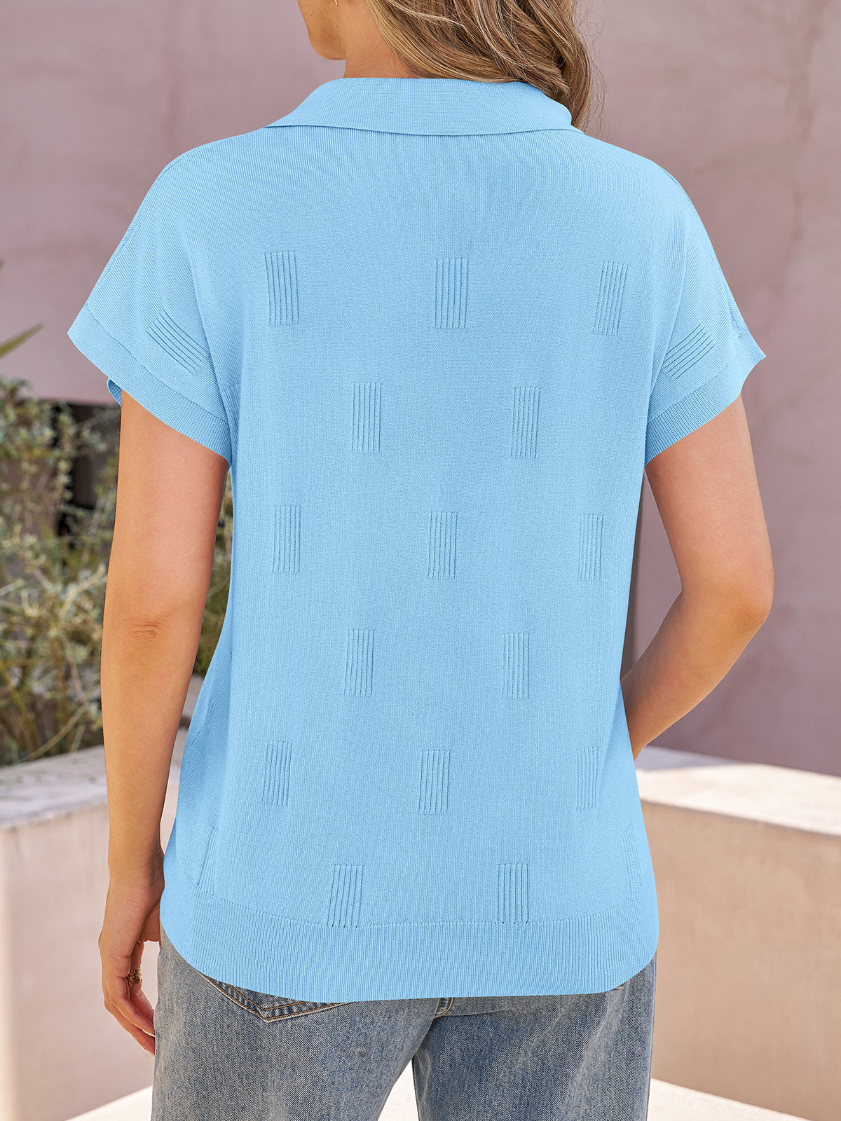 Saodimallsu Womens Cap Sleeve V Neck Shirt