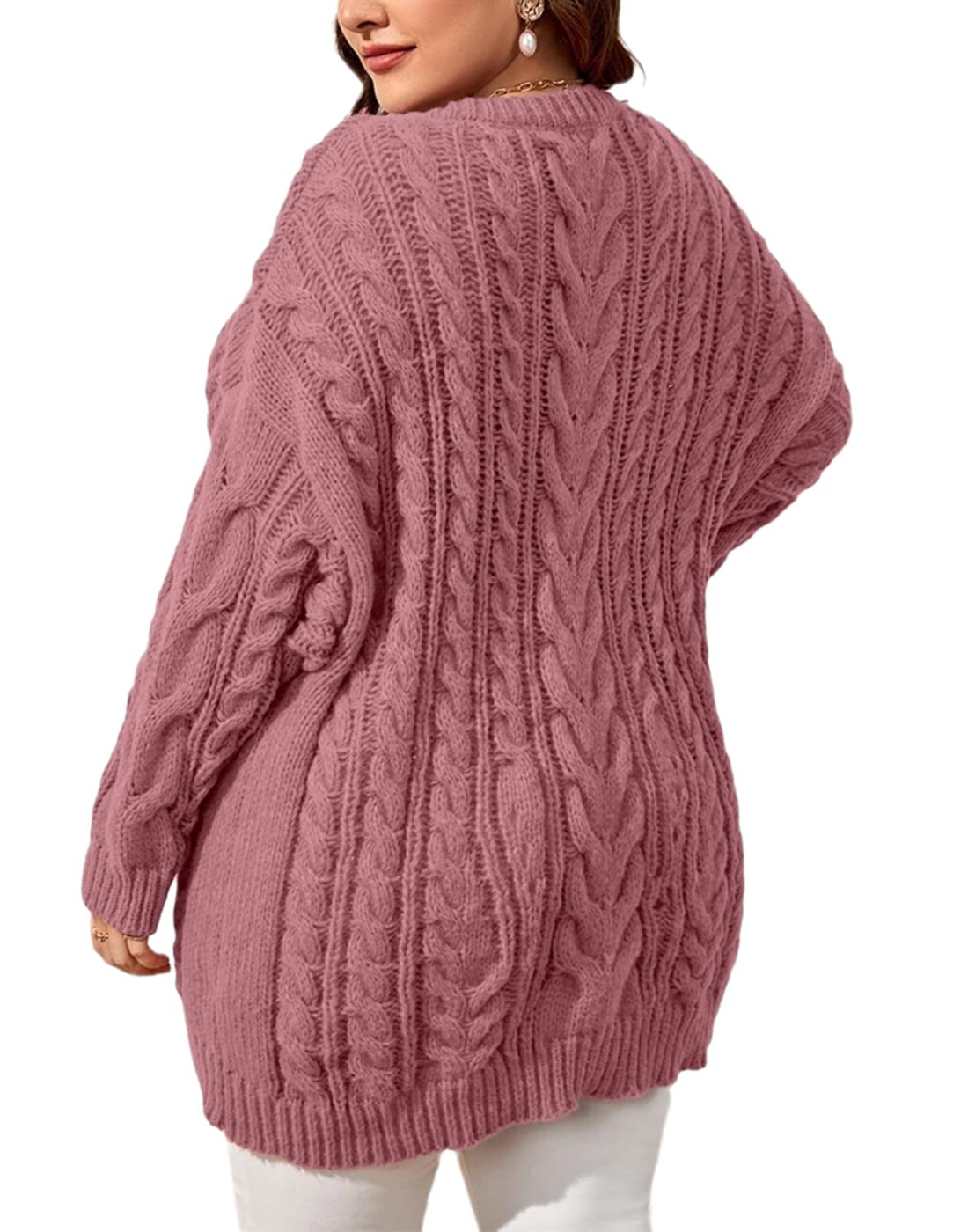 Saodimallsu Womens Plus Size Sweater