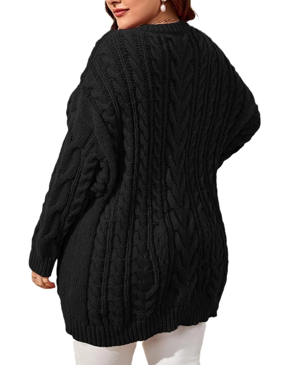 Saodimallsu Womens Plus Size Sweater