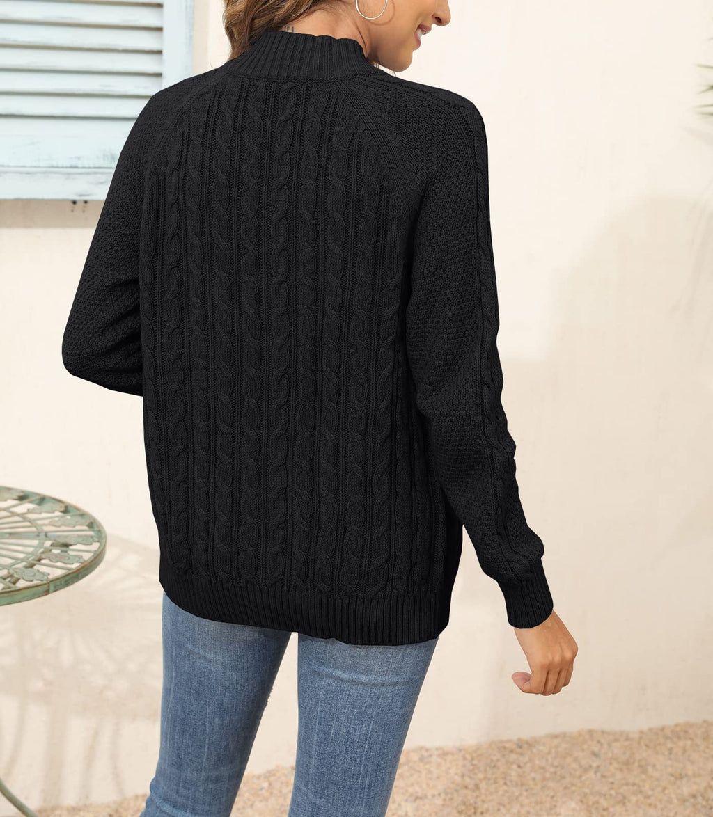 Saodimallsu Women Cable Knit Cardigan
