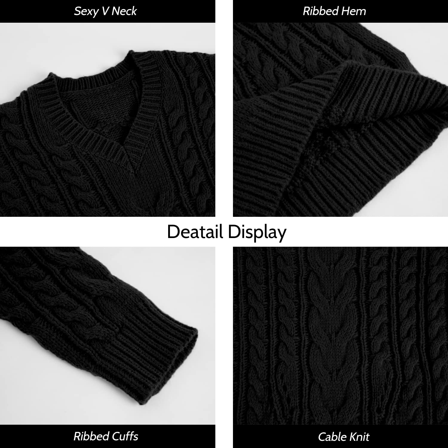 Saodimallsu Womens Plus Size Sweater
