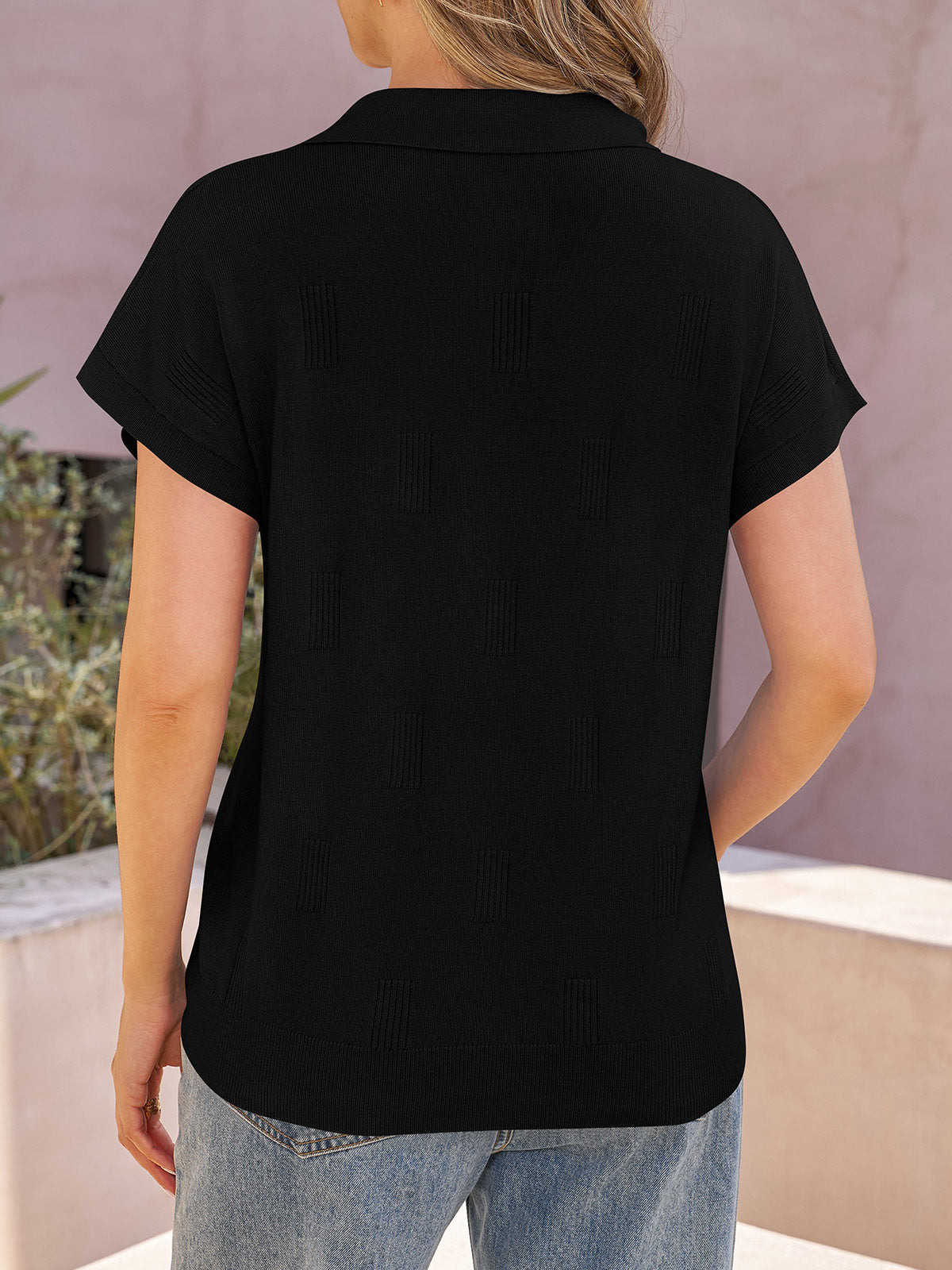Saodimallsu Womens Cap Sleeve V Neck Shirt