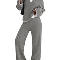 Saodimallsu Womens Striped 2 Piece Knit Outfit