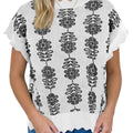 Saodimallsu Womens Cap Sleeve Floral Sweater Vest