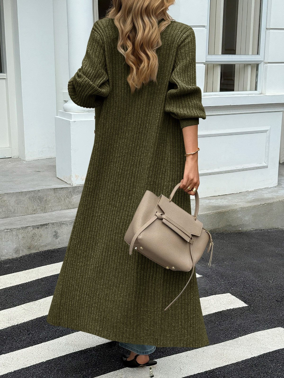 Saodimallsu Womens V Neck Cardigan Duster