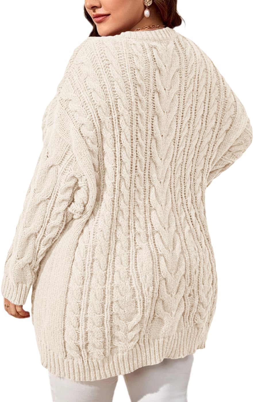 Saodimallsu Womens Plus Size Sweater
