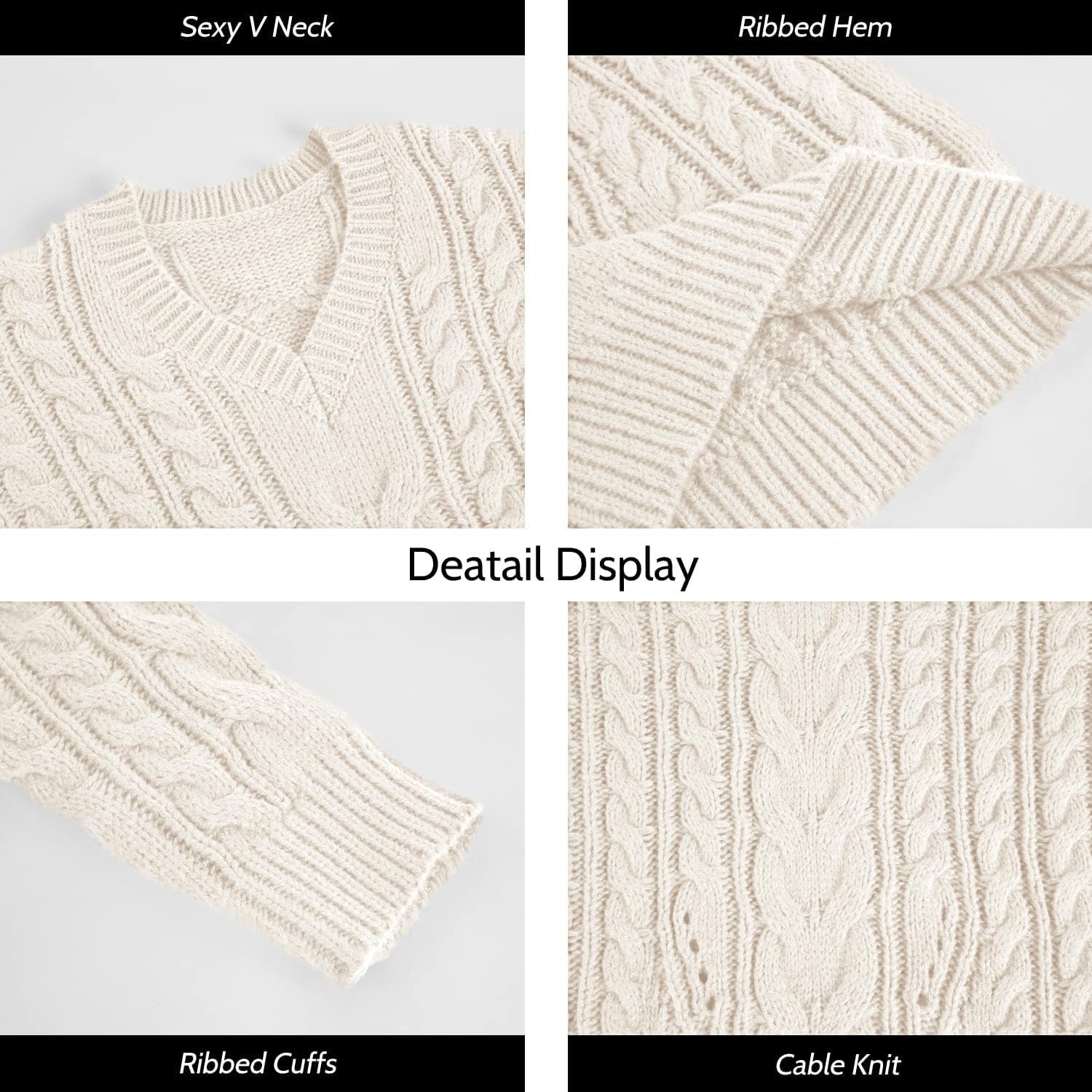Saodimallsu Womens Plus Size Sweater