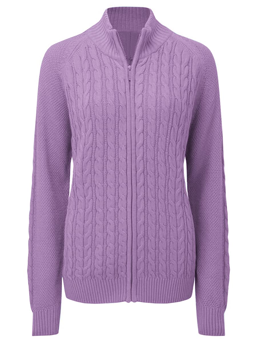 Saodimallsu Women Cable Knit Cardigan