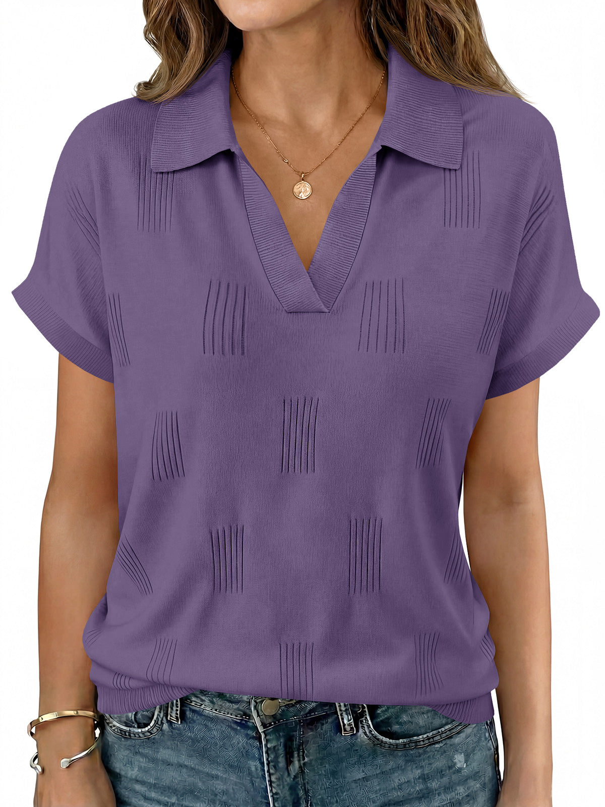 Saodimallsu Womens Cap Sleeve V Neck Shirt