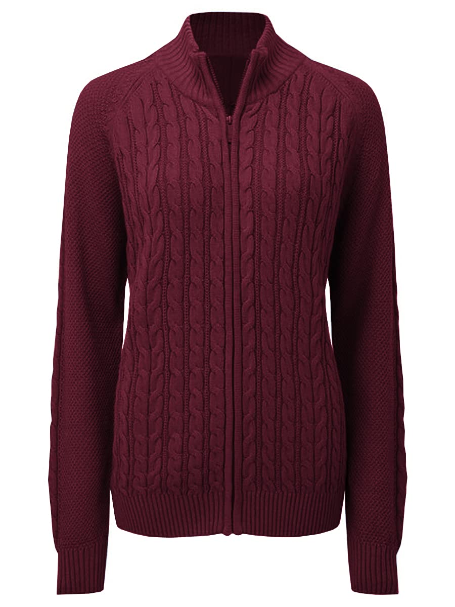 Saodimallsu Women Cable Knit Cardigan