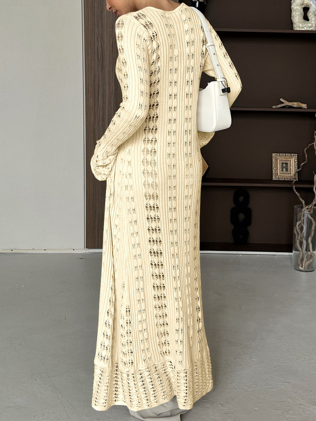 Saodimallsu Womens Boho Crochet Cardigan