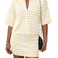 Saodimallsu Womens Striped Knit Two Piece Set