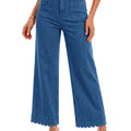 Saodimallsu Womens High Waisted Wide Leg Jeans