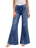 Saodimallsu Womens High Waisted Flare Jeans