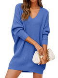 Saodimallsu Womens Fall Mini Knit Sweater Dress