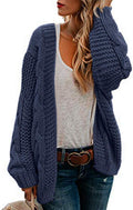 Saodimallsu Women Oversized Chunky Cable Knit Cardigan