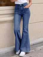 Saodimallsu Womens High Waisted Flare Jeans