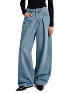 Saodimallsu Womens High Waisted Wide Leg Jeans