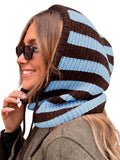 Saodimallsu Women Knit Balaclava Drawstring