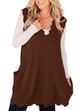 Saodimallsu Women V Neck Sweater Vest