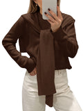 Saodimallsu Women Crew Neck Pullover Sweaters