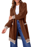 Saodimallsu Womens Fall Oversized Cardigan with Pockets