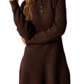 Saodimallsu Womens Ribbed Knit Sweater Dress