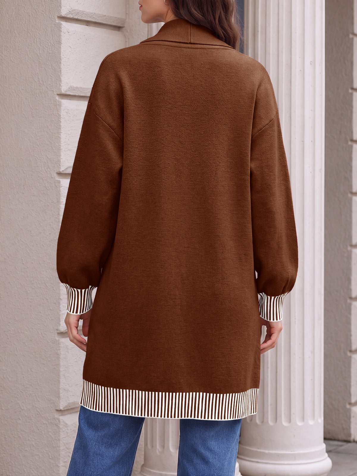 Saodimallsu Womens Fall Oversized Cardigan with Pockets