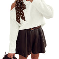 Saodimallsu Womens One Shoulder Sweater Tops